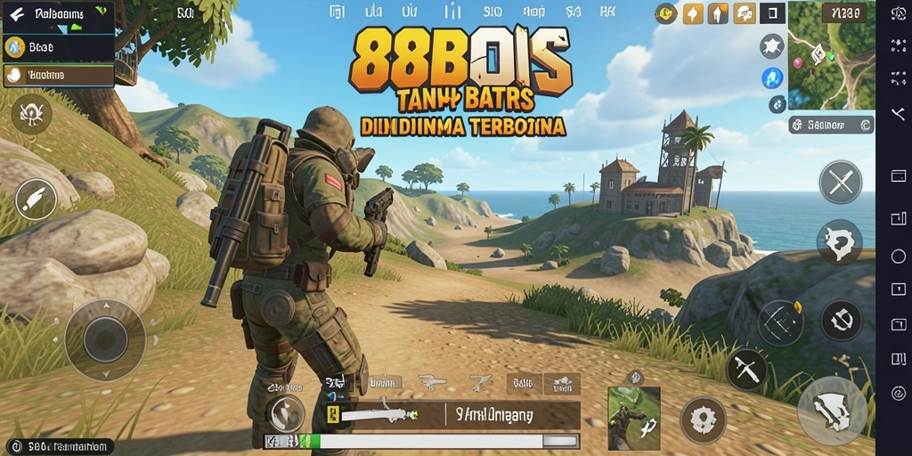 Screenshot gameplay 88BOS menampilkan petualangan di dunia terbuka.