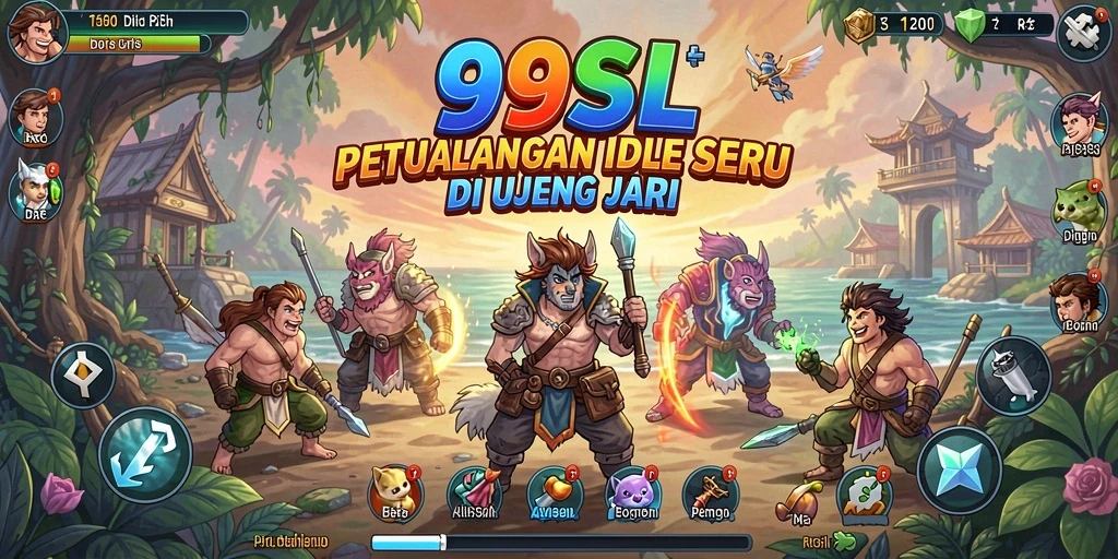 Tangkapan layar gameplay 99SL menunjukkan aksi menarik dalam permainan Idle.