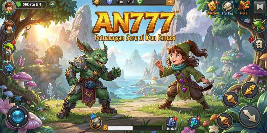 Tampilan gameplay AN777 yang menarik dengan grafis memukau dan aksi seru.