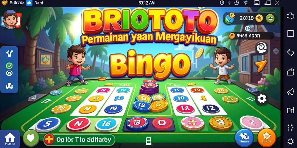 Tampilan gameplay seru di BRIOTOTO dengan berbagai pilihan Bingo.