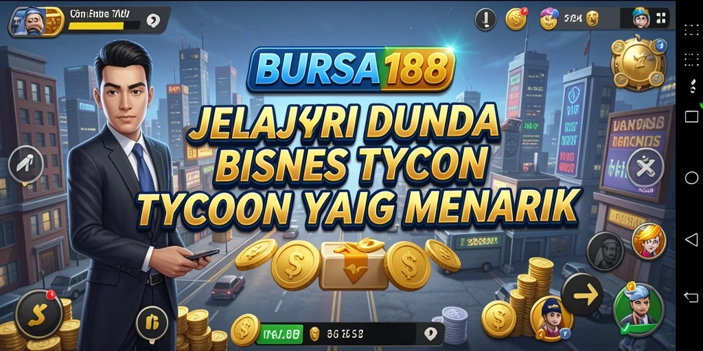 Tampilan menarik dari gameplay BURSA188 yang menampilkan strategi bisnis.