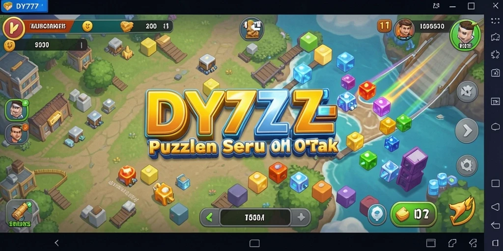 Tampilan gameplay seru dari DY777 dengan teka-teki menarik.