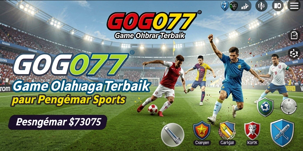 Screenshot gameplay GOGO77 menampilkan aksi seru dalam permainan olahraga.