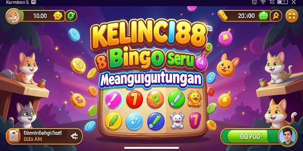Tampilan menarik gameplay Bingo KELINCI88 yang seru.