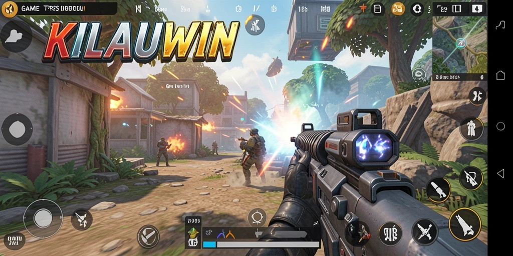 Tampilan gameplay KILAUWIN yang seru dan adrenalin tinggi.