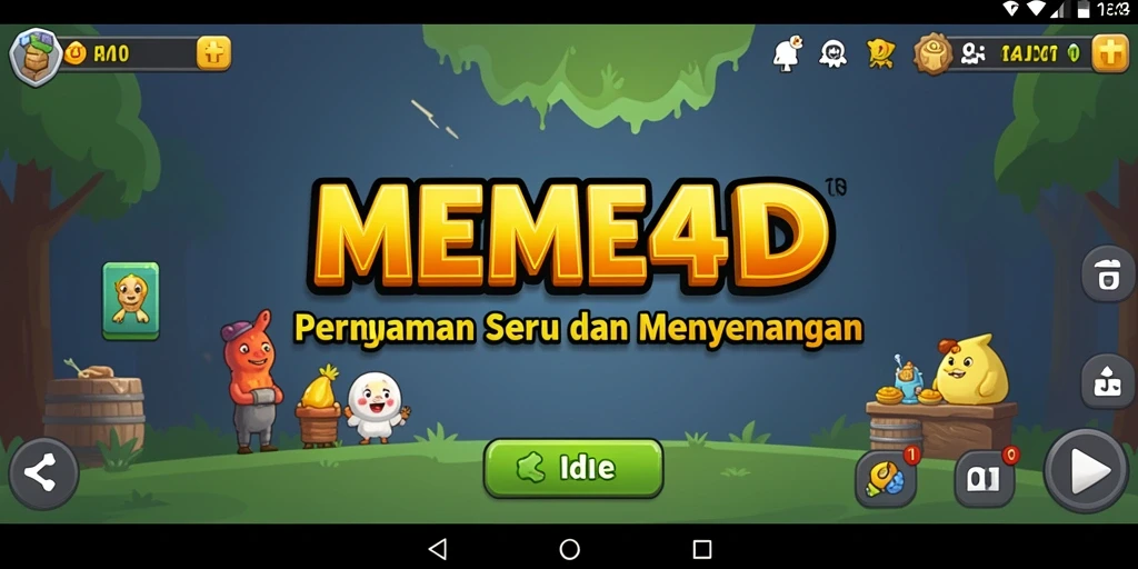 Tampilan gameplay MEME4D yang mengasyikkan dan penuh warna.