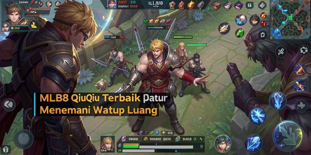 Tampilan layar permainan QiuQiu yang menarik di MLBB8.