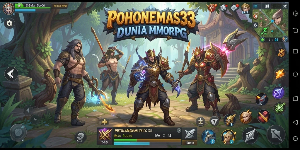 Screenshot gameplay POHONEMAS33 dengan aksi pertarungan seru.