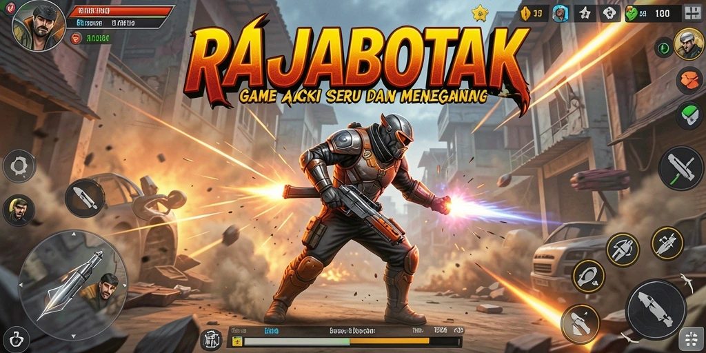 Tampilan gameplay seru dan menegangkan dari RAJABOTAK.