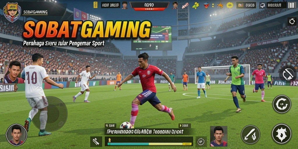 Tampilan menarik dari gameplay SOBATGAMING saat bertanding.