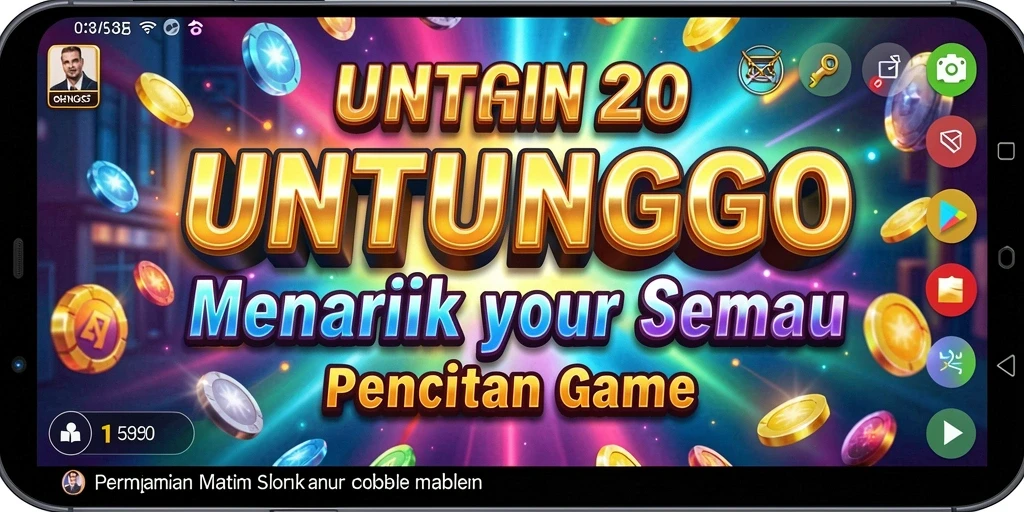 Screenshot utama UNTUNGGO menampilkan aksi slot yang seru dan menarik.